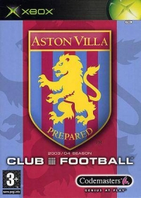 Club Football: 2003/04 Season: Aston Villa Box Art