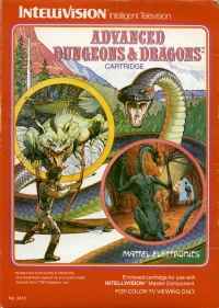 Advanced Dungeons & Dragons (red label) Box Art