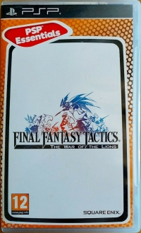 Final Fantasy Tactics: The War of the Lions - PSP Essentials Box Art