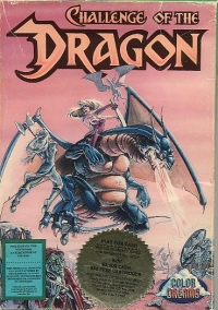 Challenge of The Dragon (blue cartridge) Box Art