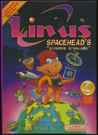 Linus Spacehead's Cosmic Crusade Box Art