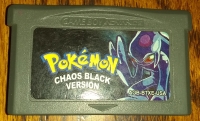 Pokémon Chaos Black Version Box Art