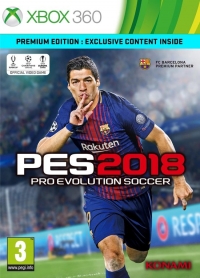 Pro Evolution Soccer 2018 - Premium Edition Box Art