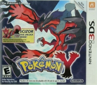 Pokémon Y (Scizor exclusive unlock code inside!) Box Art