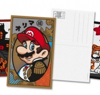 Mario Hanafuda 8 Postcards set Box Art