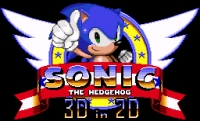 Sonic 3D in 2D Box Art
