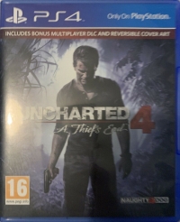 Uncharted 4: A Thief's End (Includes Bonus Multiplayer DLC) Box Art