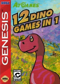 12 Dino Games in 1 Box Art