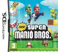 New Super Mario Bros. (green PEGI, European Registered Design) Box Art