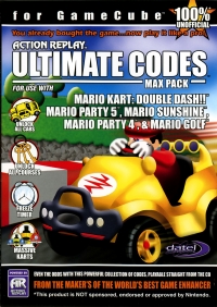 Action Replay Ultimate Codes: Max Pack Box Art