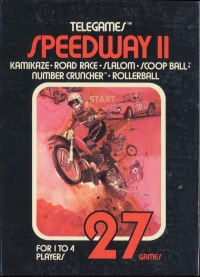 Speedway II (text label) Box Art