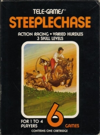 Steeplechase (6 Tele-Games Label) Box Art