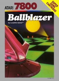 Ballblazer (silver end label) Box Art