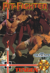 Pit-Fighter (red cart title) Box Art