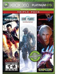 Dead Rising / Lost Planet: Extreme Condition Colonies Edition / Devil May Cry Triple Pack - Platinum Hits Box Art