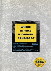 Where in Time is Carmen Sandiego? (gray cover) Box Art