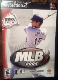 MLB 2004 Demo Disc Box Art