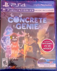 Concrete Genie (Optional PS VR Modes! label) Box Art