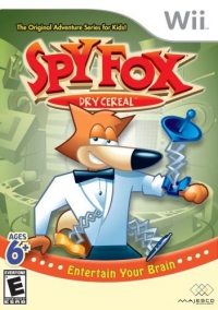 Spy Fox Dry Cereal Box Art