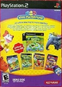 Konami Kids Playground Demo Disc Box Art