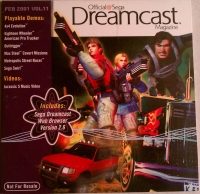 Official Sega Dreamcast Magazine Demo Disc Vol. 11 - February 2001 Box Art