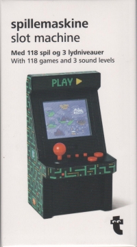 Spillemaskine med 118 Spil og 3 Lydniveauer Box Art