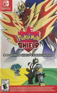 Pokémon Shield + Pokémon Shield Expansion Pass Box Art