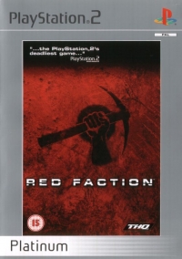 Red Faction - Platinum Box Art