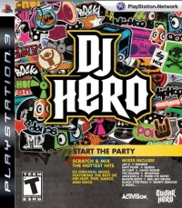 DJ Hero (BLUS-30368B) Box Art