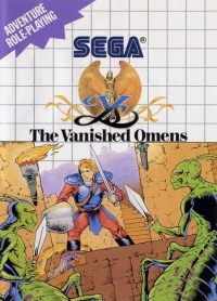 Ys: The Vanished Omens (Sega®) Box Art