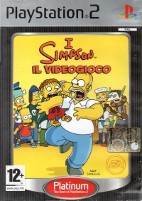Simpson, I: Il Videogioco - Platinum Box Art