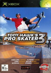 Tony Hawk's Pro Skater 3 Box Art