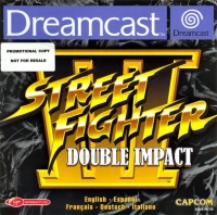 Street Fighter III: Double Impact (Not for Resale) Box Art