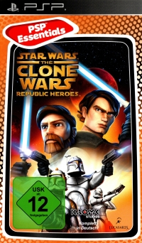 Star Wars: The Clone Wars: Republic Heroes - PSP Essentials [DE] Box Art