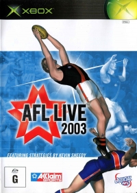 AFL Live 2003 Box Art