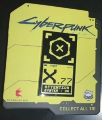 Cyberpunk 2077 Blind Box Enamel Pin #1 Box Art