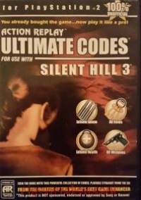 Datel Action Replay Ultimate Codes: Silent Hill 3 Box Art