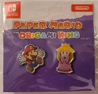 Paper Mario - The Origami King Pin Set GameStop Exclusive Box Art