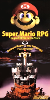 Super Mario RPG: Legend of the Seven Stars - Nintendo Power Poster Box Art