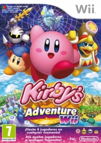 Kirby's Adventure Wii [ES][PT] Box Art