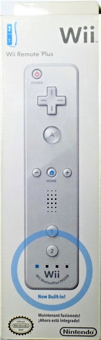 Nintendo Wii Remote Plus (white) Box Art