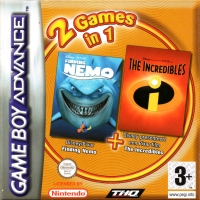 2 Games In 1: Finding Nemo + The Incredibles [NL] Box Art