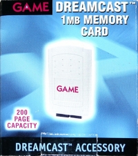 Game 1MB Memory Card Box Art