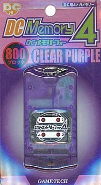 Gametech DC Memory 4 (Clear Purple) Box Art