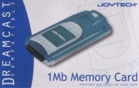 Joytech 1Mb Memory Card (blue) Box Art
