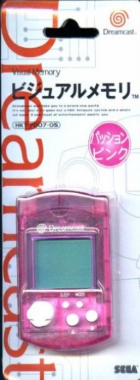 Sega Visual Memory (Passion Pink) Box Art