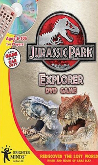 Jurassic Park: Explorer DVD Game Box Art