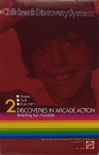 Discoveries in Arcade Action Box Art