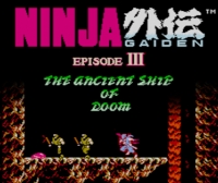 Ninja Gaiden III: The Ancient Ship of Doom Box Art
