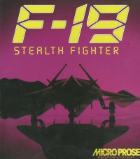 F-19 Stealth Fighter (TIB disk) Box Art